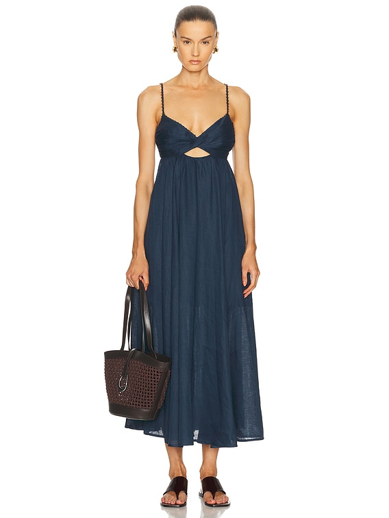 ワンピース ZIMMERMANN Woman Dress Blue 4485DS251 SFM ZIMMERMANN: Dress woman - Blue | Zimmermann dress 4485DS251