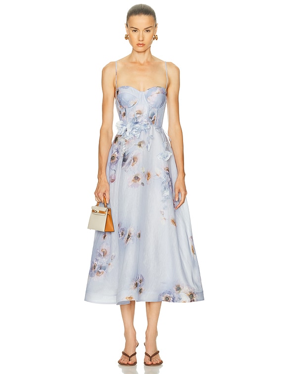 Zimmermann Story 1 Picnic Dress in Lilac Poppy | FWRD