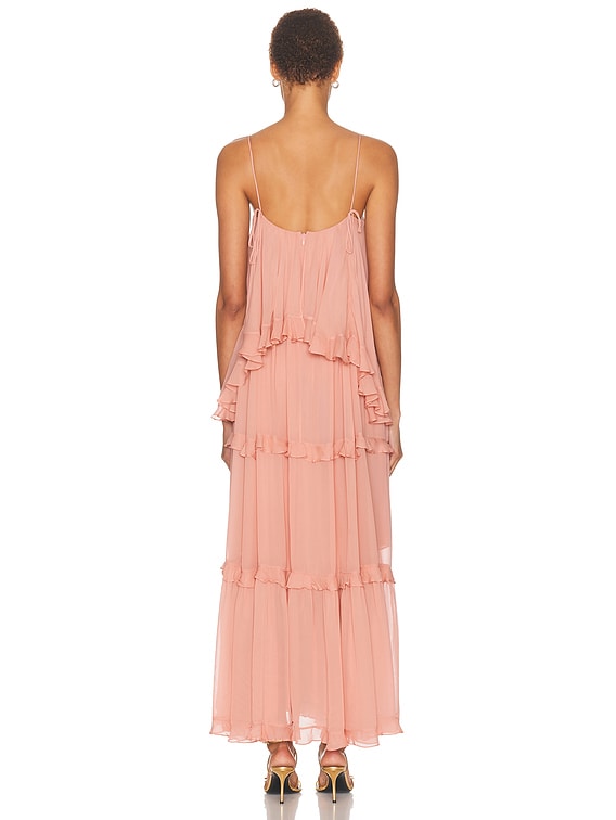 sachin and babi light blue dress 1920s Dusty Rose Silk Charmeuse Slip Dress Beautiful Under Black or Ecru Lace