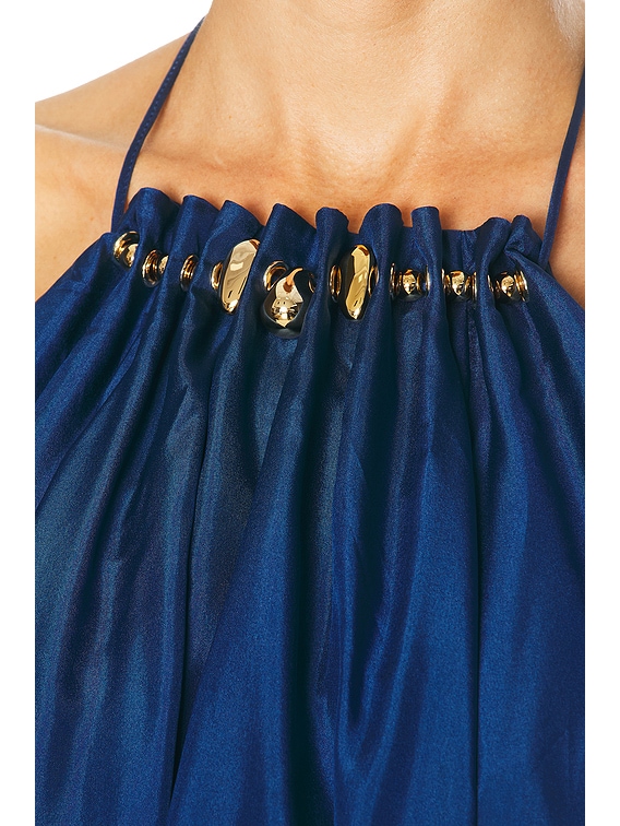 blue and gold formal dress Gold Applique Royal Blue Sequin Tailor Made Mermaid Prom Dress
