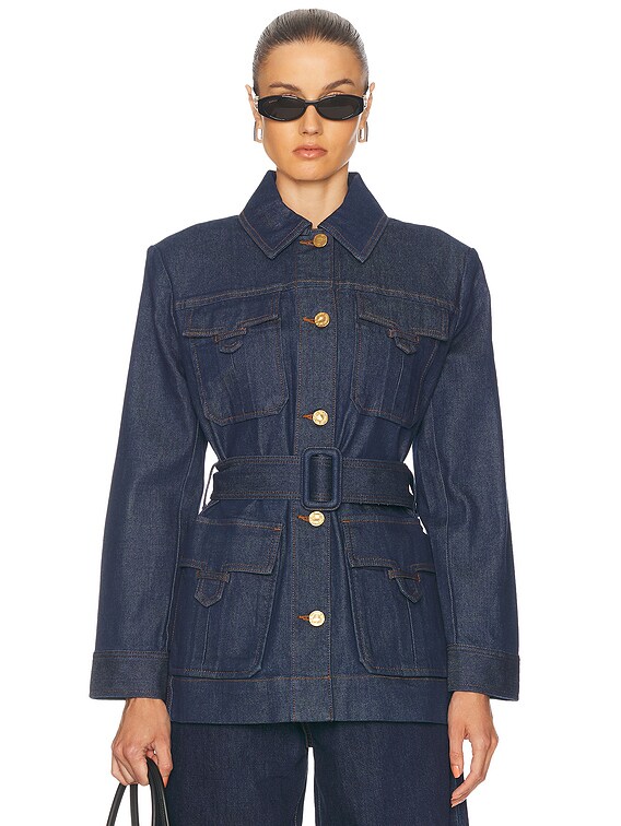 Illuminate Denim Safari Jacket