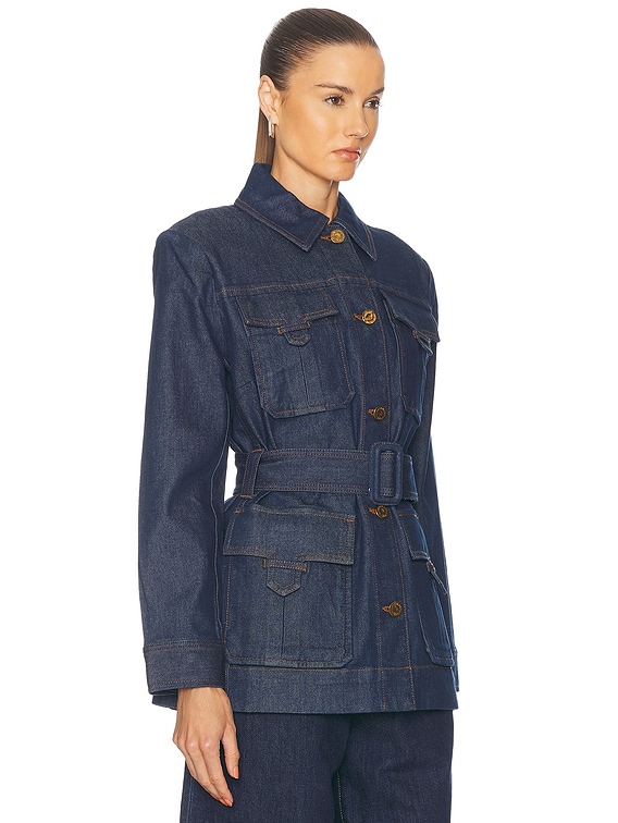 Illuminate Denim Safari Jacket
