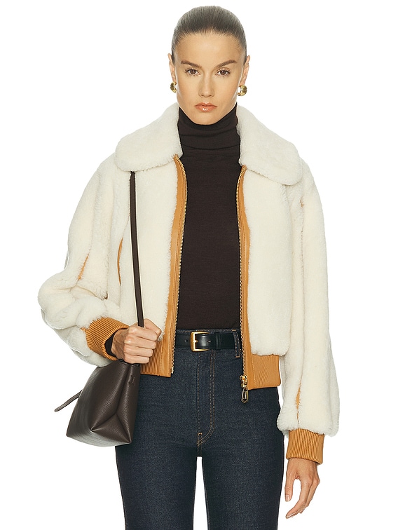 Hypnotic Shearling Bomber Jacket