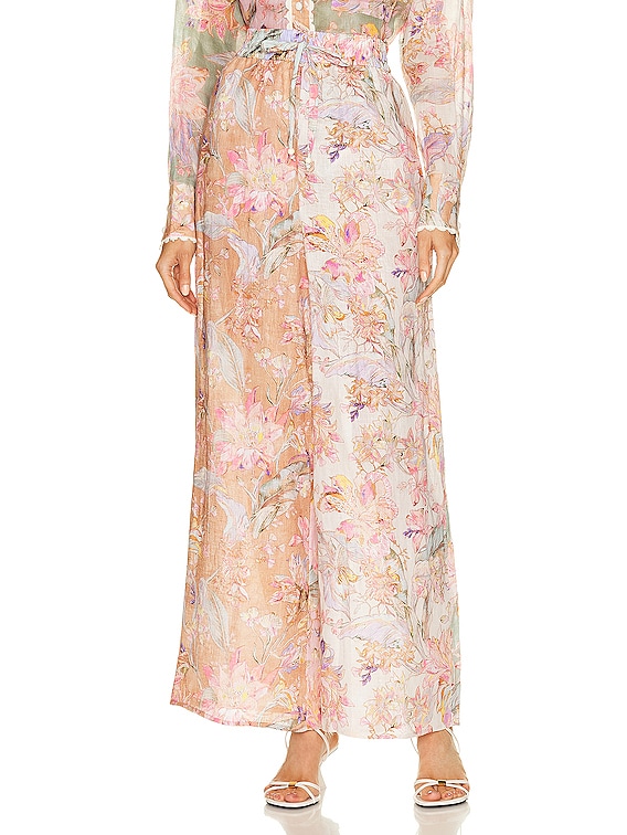 Zimmermann パンツ - Spliced Multi Floral | FWRD