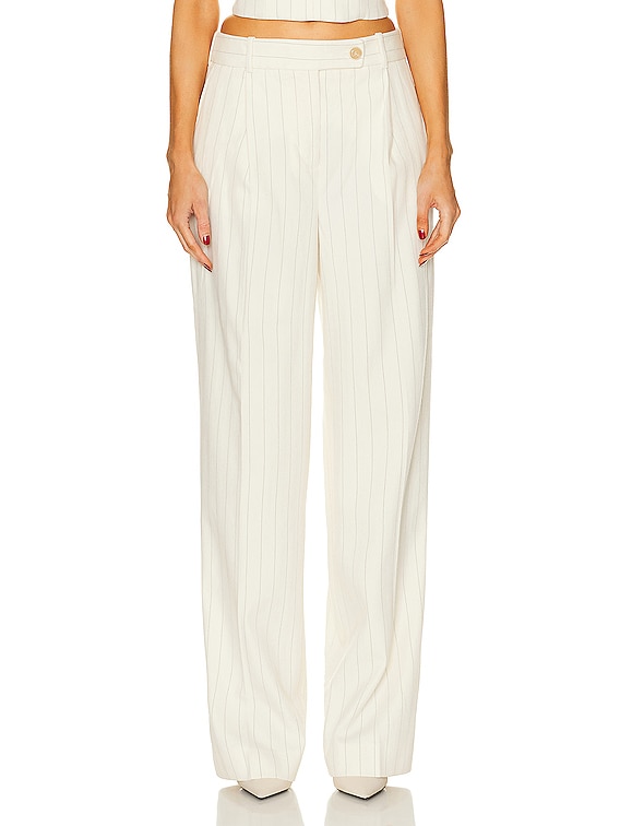 Women's High-rise Linen Pleat Front Straight Pants - A New Day™ : Target