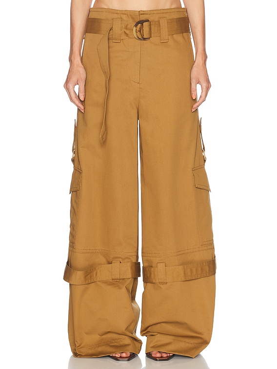 Zimmermann Illuminate Cargo Pant in Khaki | FWRD
