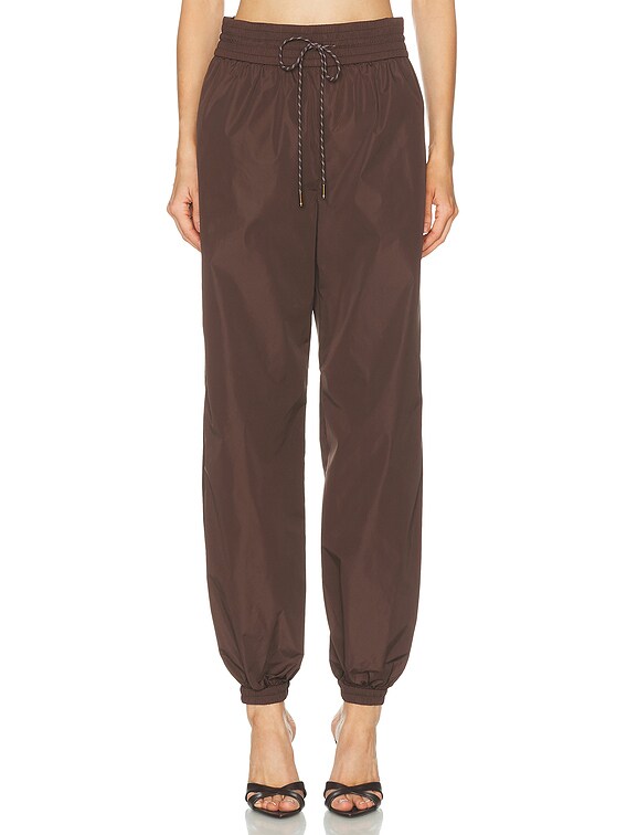 Zimmermann Alchemy Track Pant in Chocolate | FWRD