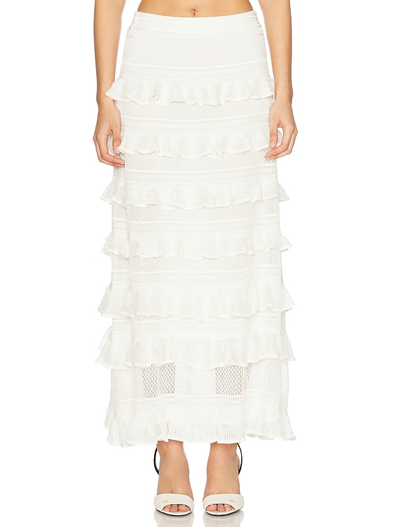 lace asymmetry frill skirt（2color） | épine