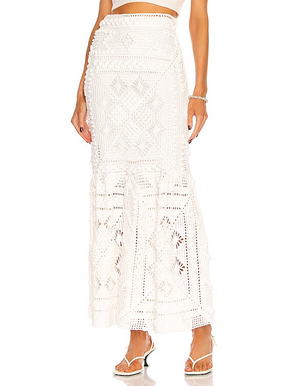 Zimmermann 2024 crochet skirt