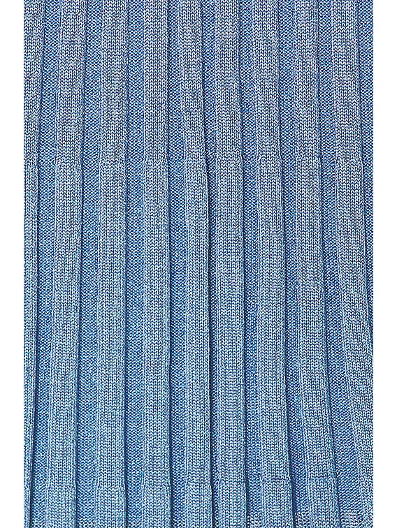 スカート ZIMMERMANN Woman Skirt Gnawed Blue 3548TSS255 TLBLBTFLO Zimmermann - Matchmaker Blue Bandana Gathered Midi Skirt