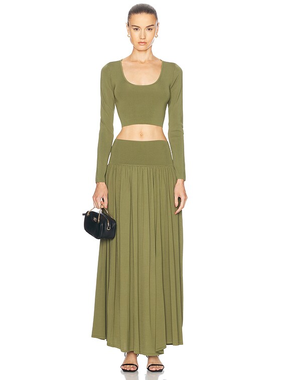 【Zimmermann】Acacia Knit Scoop ribbed-knit crop top Zimmermann Acacia Knit Scoop ribbed-knit crop top Zimmermann