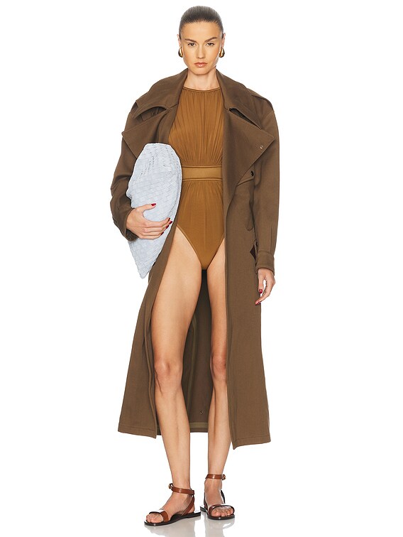 Zimmermann Illuminate Bodysuit in Khaki | FWRD