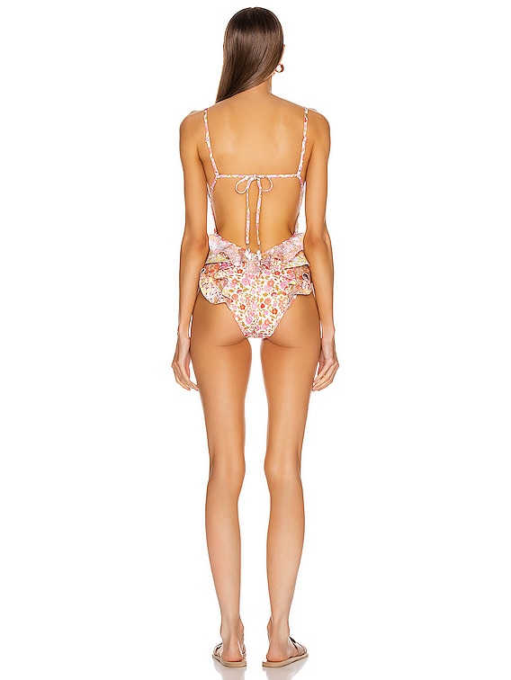 BeWicked 2122-GD-L Goldie Swimsuit, Gold - Large 