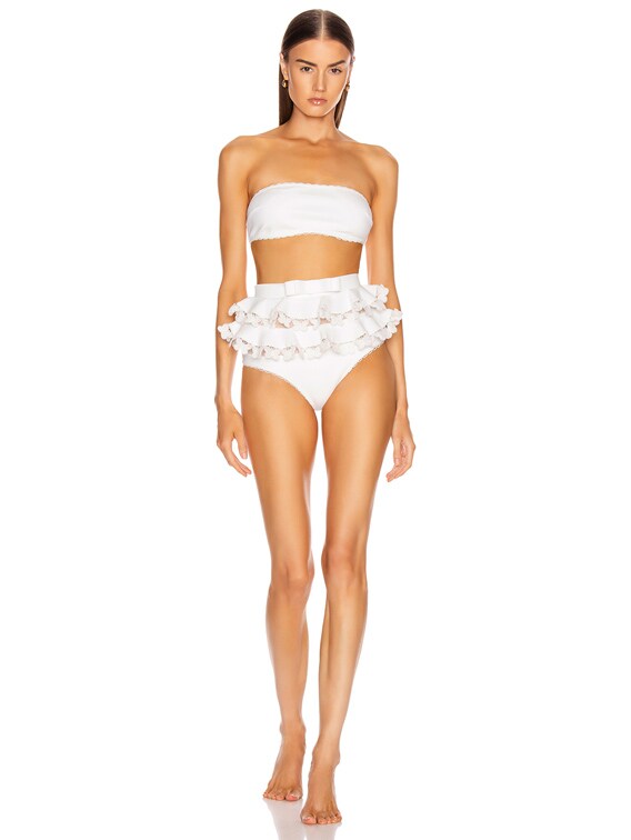 embroidered bikini set