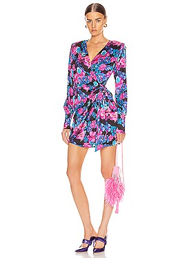 Carly Wrap Mini Dress