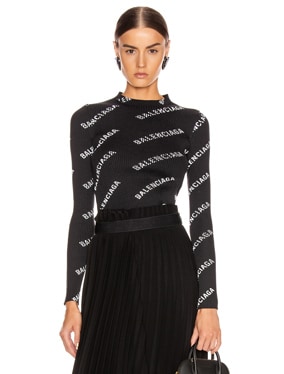 Long Sleeve Rib Knit Top