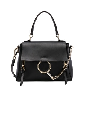 Small Faye Day Bag Calfskin & Suede