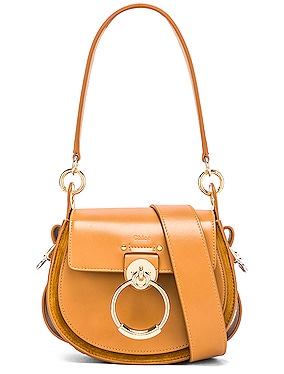Small Tess Shiny Calfskin Shoulder Bag