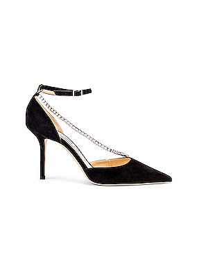 Jimmy Choo Anouk Leather Pumps in Off White | FWRD