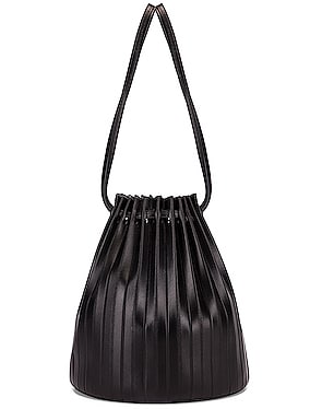 Mansur Gavriel Lady Bag in Black & Flamma | FWRD