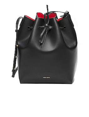 Coated Large Bucket Bag
