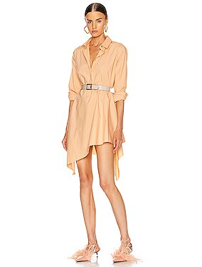 Asymmetric Shirt Dress