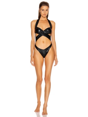 High Leg Cross Over Mio Swimsuit