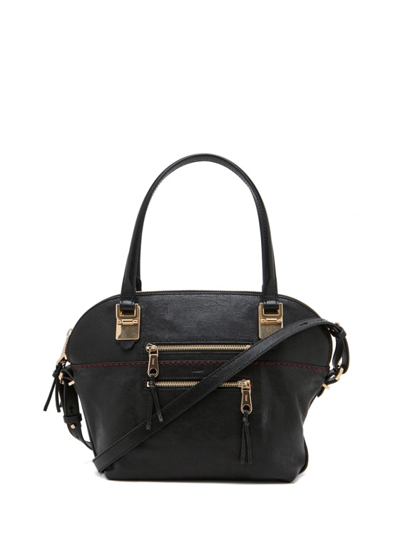Chloe Angie Medium Handbag in Black | FWRD