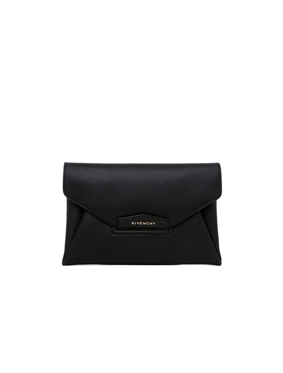 Givenchy Medium Antigona Envelope Clutch in Black | FWRD