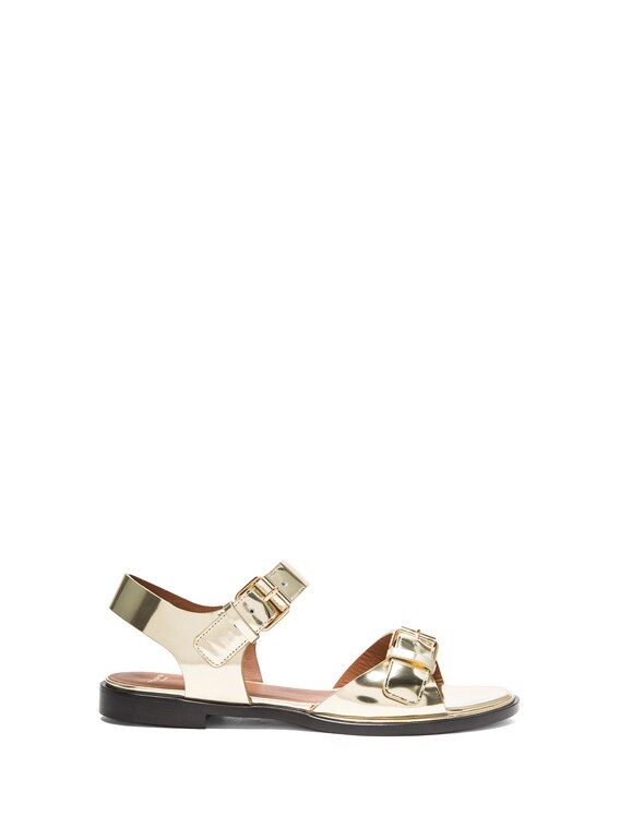 givenchy g flat leather sandals