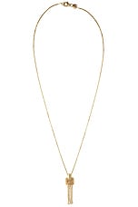 23CARAT Vintage Italian Tassel Necklace in 14k Yellow Gold, view 1, click to view large image.