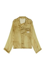 4SDESIGNS Mil Shirt Jacket in Khaki, view 1, click to view large image.
