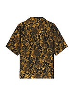 4SDESIGNS Reversible Camp Shirt in Yellow & Black, view 2, click to view large image.