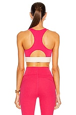 7 Days Active Sports Bra in Bright Pink, view 4, click to view large image.