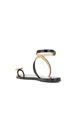 Amanu Kigali Sandal in Black, view 3, click to view large image.