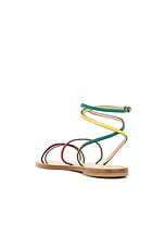Amanu Constantia Sandal in Rainbow, view 3, click to view large image.