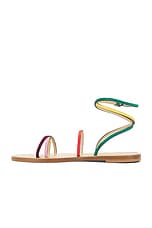 Amanu Constantia Sandal in Rainbow, view 5, click to view large image.