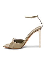 Arielle Baron Croce 95 Heel in Khaki & Silver, view 5, click to view large image.