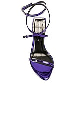 Arielle Baron Cattiva 95 Heel in Blue Violet Metallic, view 4, click to view large image.