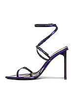 Arielle Baron Cattiva 95 Heel in Blue Violet Metallic, view 5, click to view large image.