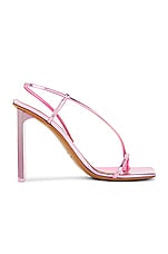 Arielle Baron Narcissus 95 Heel in Pink Mirror, view 1, click to view large image.