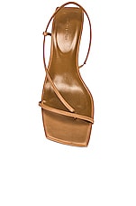 Arielle Baron Narcissus 55 Heel in Chestnut, view 4, click to view large image.