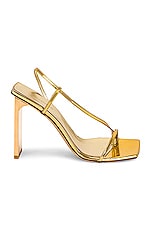 Arielle Baron Narcissus 95 Heel in Gold Metallic, view 1, click to view large image.