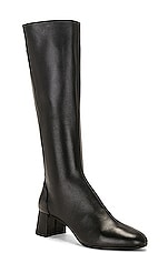 Aquazzura Saint Honore 50 Boot in Black, view 2, click to view large image.