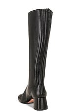 Aquazzura Saint Honore 50 Boot in Black, view 3, click to view large image.