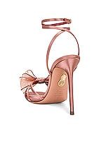 Aquazzura Reve 105 Sandal in Antique Rose, view 3, click to view large image.