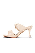 Aquazzura Twist 75 Sandal in Light Nude, view 5, click to view large image.