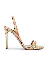 Aquazzura So Nude 105 Sandal in Multicolor, view 1, click to view large image.