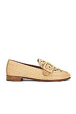Aquazzura Visconti Loafer in Natural, view 1, click to view large image.