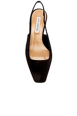 Aquazzura Ginza Sling 35 Pump in Black, view 4, click to view large image.
